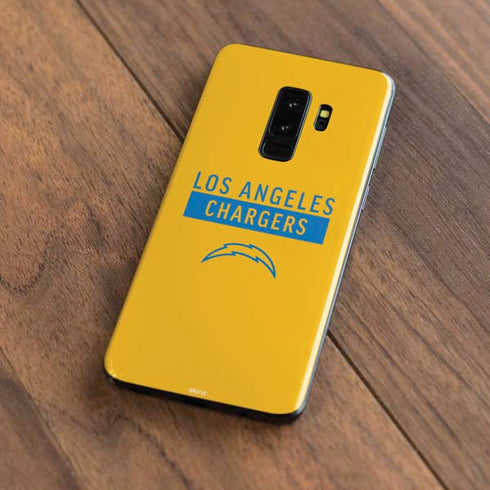 NFL Los Angeles Chargers Yellow Performance Series Galaxy S9 Plus Skin