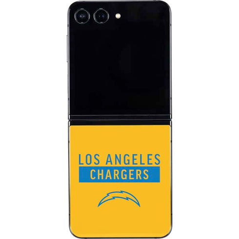 NFL Los Angeles Chargers Yellow Performance Series Galaxy Z Flip5 5G Skin