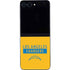 NFL Los Angeles Chargers Yellow Performance Series Galaxy Z Flip5 5G Skin