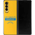 NFL Los Angeles Chargers Yellow Performance Series Galaxy Z Fold3 5G Skin