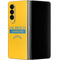 NFL Los Angeles Chargers Yellow Performance Series Galaxy Z Fold4 5G Skin