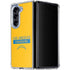 NFL Los Angeles Chargers Yellow Performance Series Galaxy Z Fold5 5G Clear Case