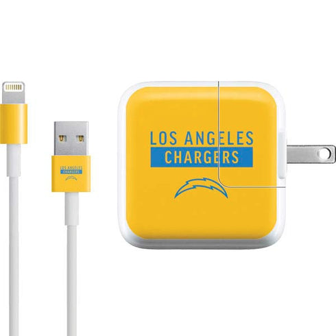 NFL Los Angeles Chargers Yellow Performance Series iPad Charger (10W USB) Skin