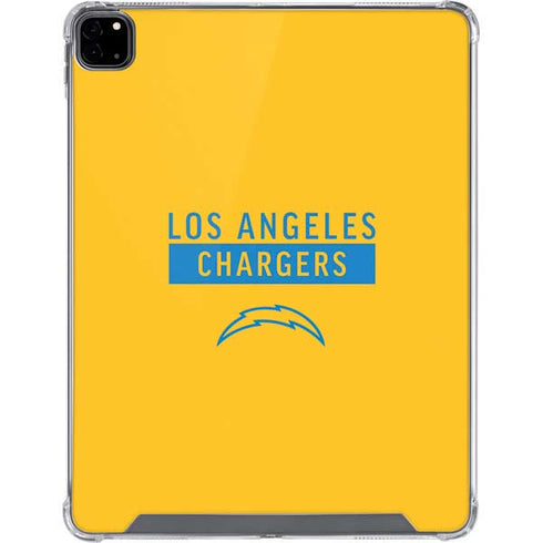 NFL Los Angeles Chargers Yellow Performance Series iPad Pro 12.9in (2020) Clear Case