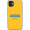 NFL Los Angeles Chargers Yellow Performance Series iPhone 11 Clear Case
