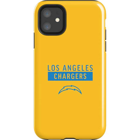 NFL Los Angeles Chargers Yellow Performance Series iPhone 11 Impact Case