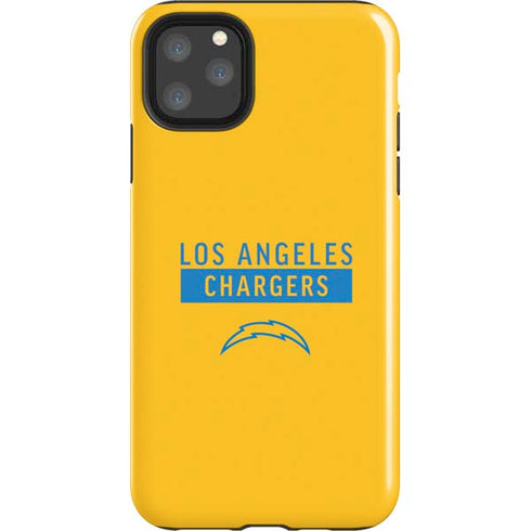 NFL Los Angeles Chargers Yellow Performance Series iPhone 11 Pro Max Impact Case