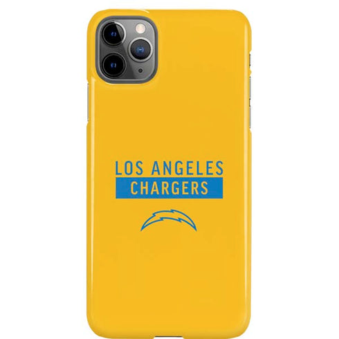 NFL Los Angeles Chargers Yellow Performance Series iPhone 11 Pro Max Lite Case