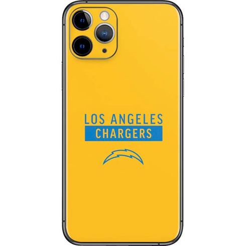 NFL Los Angeles Chargers Yellow Performance Series iPhone 11 Pro Skin