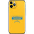 NFL Los Angeles Chargers Yellow Performance Series iPhone 11 Pro Skin