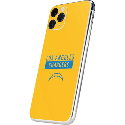 NFL Los Angeles Chargers Yellow Performance Series iPhone 11 Pro Skin