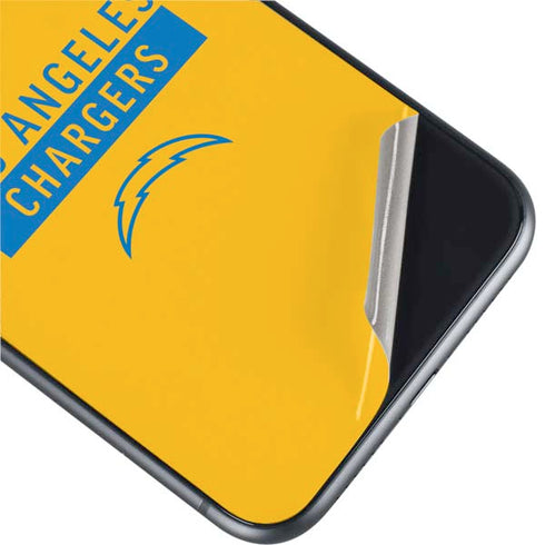 NFL Los Angeles Chargers Yellow Performance Series iPhone 11 Skin