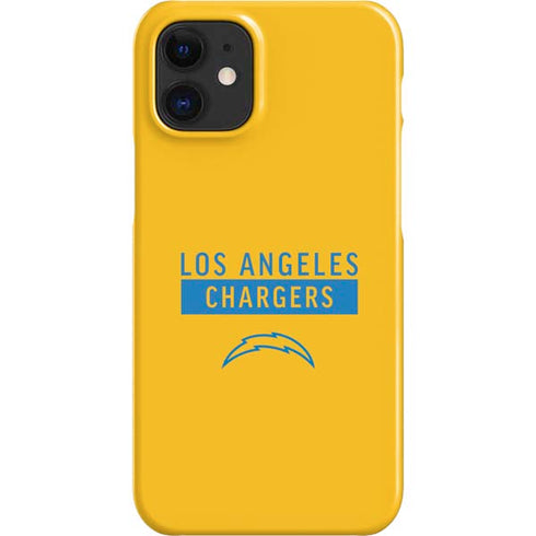 NFL Los Angeles Chargers Yellow Performance Series iPhone 12 Mini Lite Case