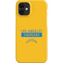 NFL Los Angeles Chargers Yellow Performance Series iPhone 12 Mini Lite Case