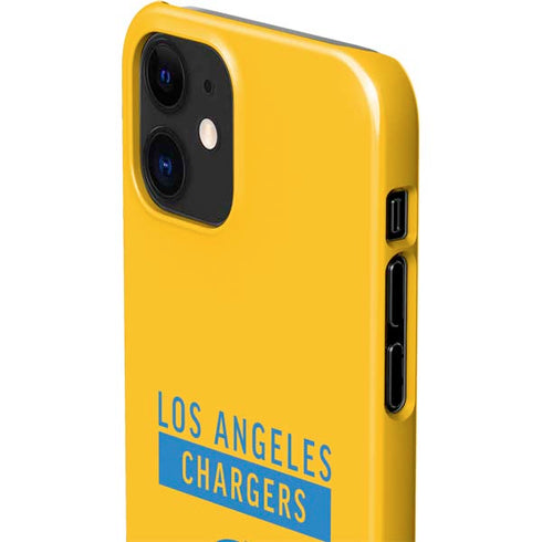 NFL Los Angeles Chargers Yellow Performance Series iPhone 12 Mini Lite Case