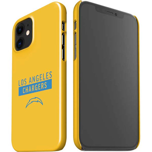 NFL Los Angeles Chargers Yellow Performance Series iPhone 12 Mini Lite Case