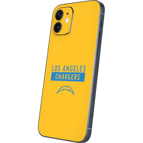 NFL Los Angeles Chargers Yellow Performance Series iPhone 12 Mini Skin