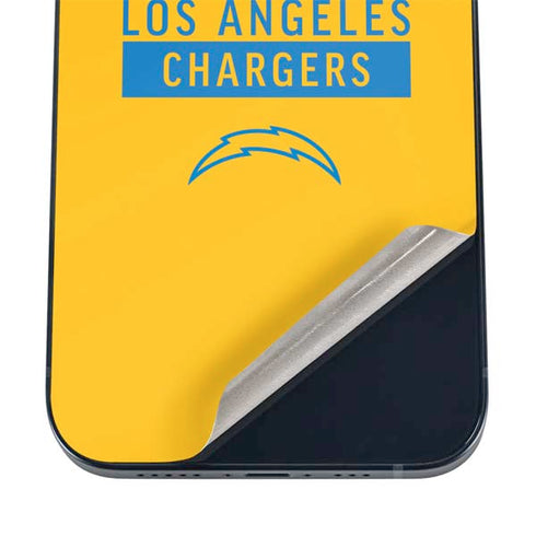 NFL Los Angeles Chargers Yellow Performance Series iPhone 12 Mini Skin