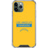 NFL Los Angeles Chargers Yellow Performance Series iPhone 12 Pro Clear Case