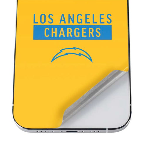 NFL Los Angeles Chargers Yellow Performance Series iPhone 12 Pro Skin