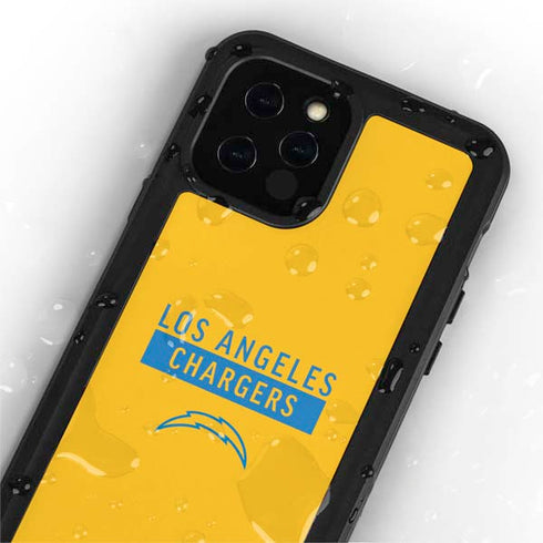 NFL Los Angeles Chargers Yellow Performance Series iPhone 12 Pro Waterproof Case