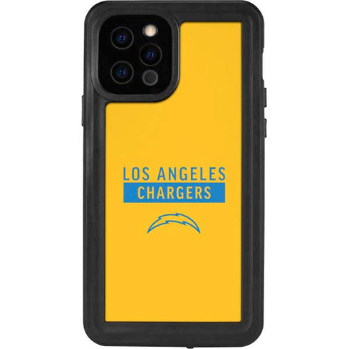NFL Los Angeles Chargers Yellow Performance Series iPhone 12 Pro Waterproof Case
