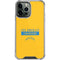 NFL Los Angeles Chargers Yellow Performance Series iPhone 13 Pro Max Clear Case