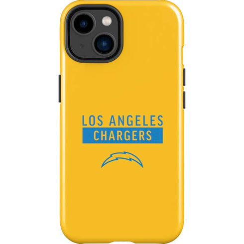 NFL Los Angeles Chargers Yellow Performance Series iPhone 15 Plus Impact Case