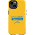 NFL Los Angeles Chargers Yellow Performance Series iPhone 15 Plus Impact Case