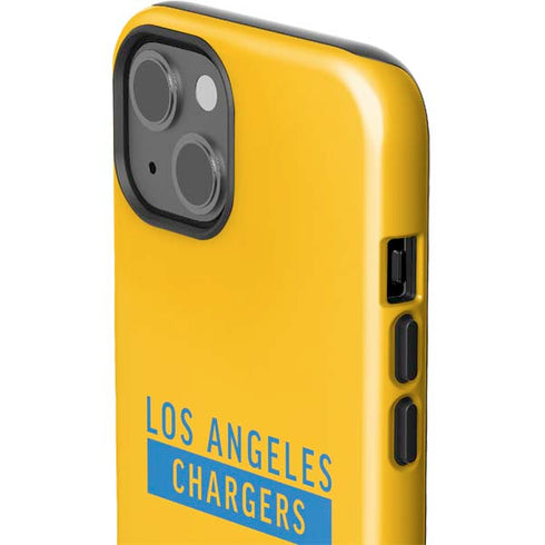 NFL Los Angeles Chargers Yellow Performance Series iPhone 15 Plus Impact Case
