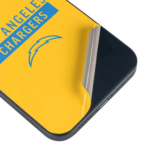 NFL Los Angeles Chargers Yellow Performance Series iPhone 15 Plus Skin