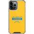 NFL Los Angeles Chargers Yellow Performance Series iPhone 14 Pro Max Clear Case