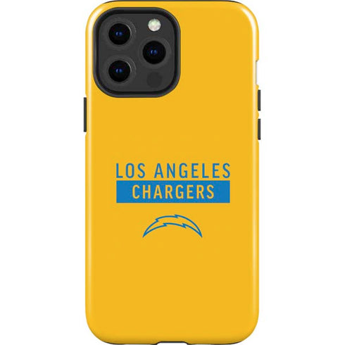 NFL Los Angeles Chargers Yellow Performance Series iPhone 15 Pro Max Impact Case
