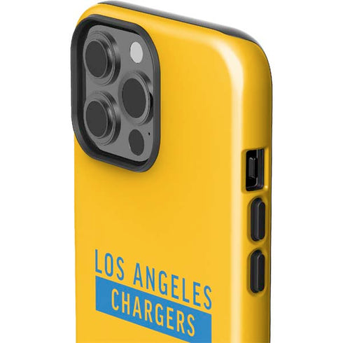 NFL Los Angeles Chargers Yellow Performance Series iPhone 15 Pro Max Impact Case