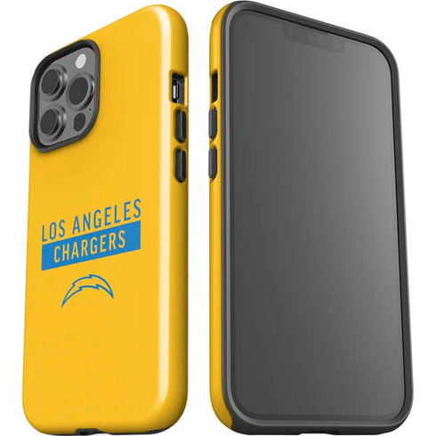 NFL Los Angeles Chargers Yellow Performance Series iPhone 15 Pro Max Impact Case