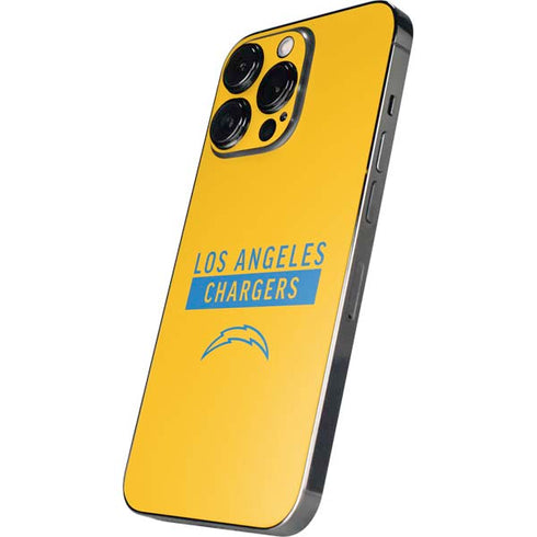 NFL Los Angeles Chargers Yellow Performance Series iPhone 14 Pro Skin