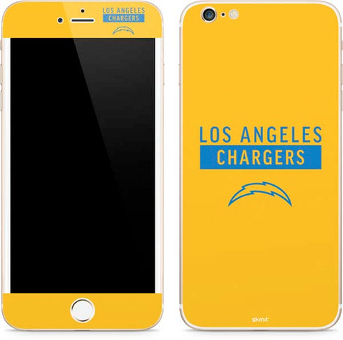 NFL Los Angeles Chargers Yellow Performance Series iPhone 6/6s Plus Skin