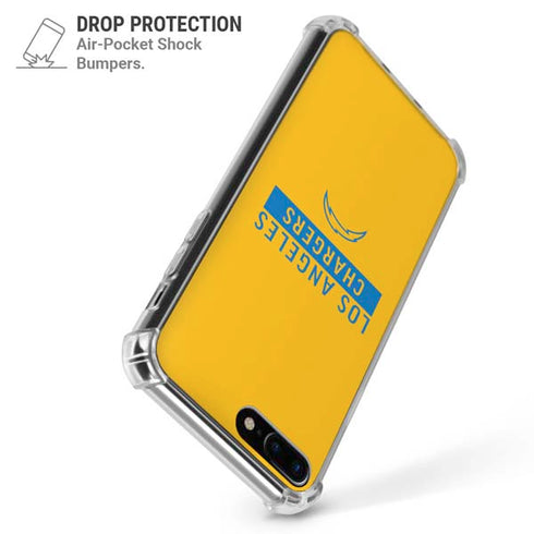 NFL Los Angeles Chargers Yellow Performance Series iPhone 7/8 Plus Clear Case