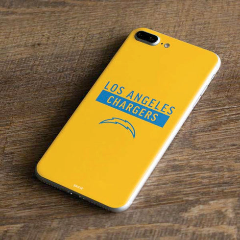 NFL Los Angeles Chargers Yellow Performance Series iPhone 7 Plus Skin