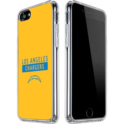NFL Los Angeles Chargers Yellow Performance Series iPhone SE (2nd & 3rd Gen) Clear Case