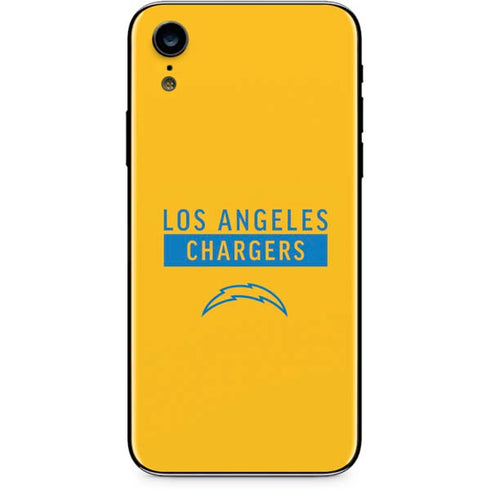 NFL Los Angeles Chargers Yellow Performance Series iPhone XR Skin