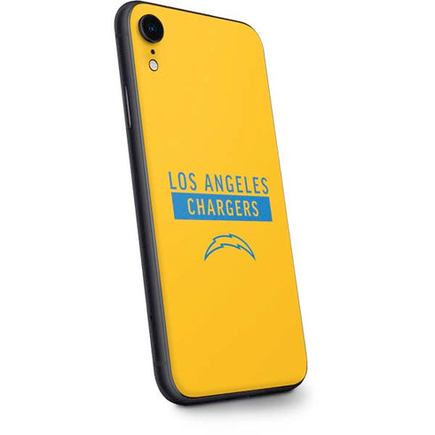 NFL Los Angeles Chargers Yellow Performance Series iPhone XR Skin