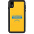 NFL Los Angeles Chargers Yellow Performance Series iPhone XR Waterproof Case