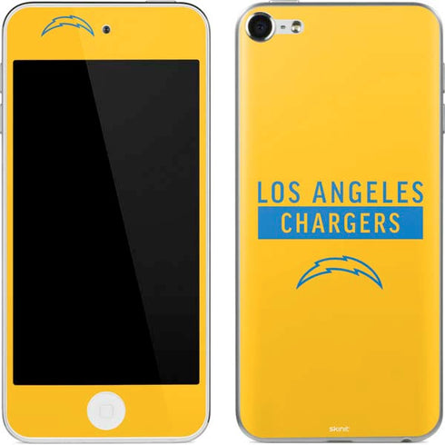 NFL Los Angeles Chargers Yellow Performance Series Apple iPod Skin
