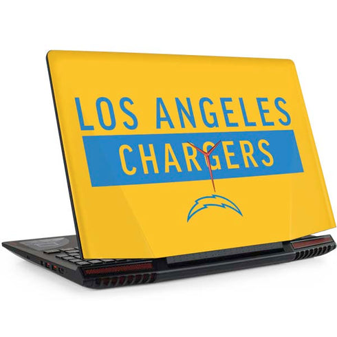 NFL Los Angeles Chargers Yellow Performance Series Legion Y720 Skin