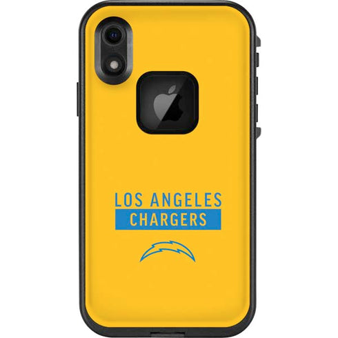 NFL Los Angeles Chargers Yellow Performance Series LifeProof Fre iPhone Skin