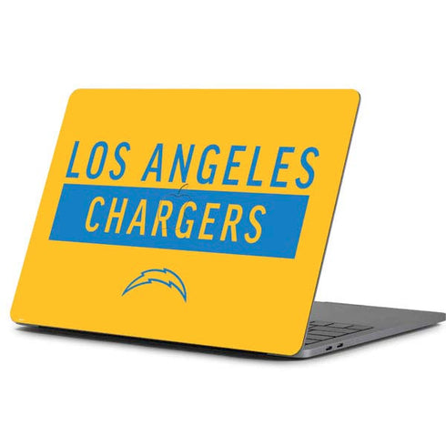 NFL Los Angeles Chargers Yellow Performance Series Apple MacBook Pro 13-inch Skin