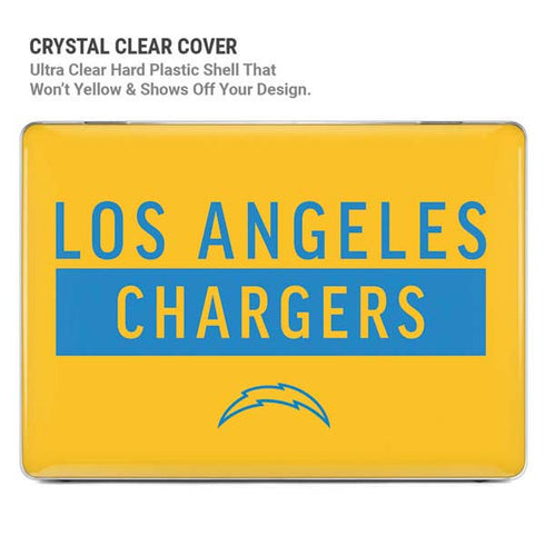 NFL Los Angeles Chargers Yellow Performance Series MacBook Pro 16in (2021-25) Case plus Skin