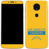 NFL Los Angeles Chargers Yellow Performance Series Moto E5 Plus Skin