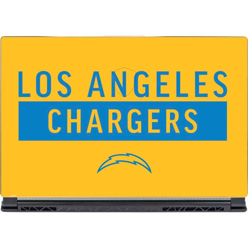 NFL Los Angeles Chargers Yellow Performance Series MSI GS65 Stealth Laptop Skin